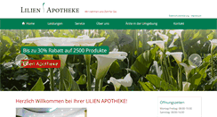 Desktop Screenshot of lilien-apotheke-berlin.de